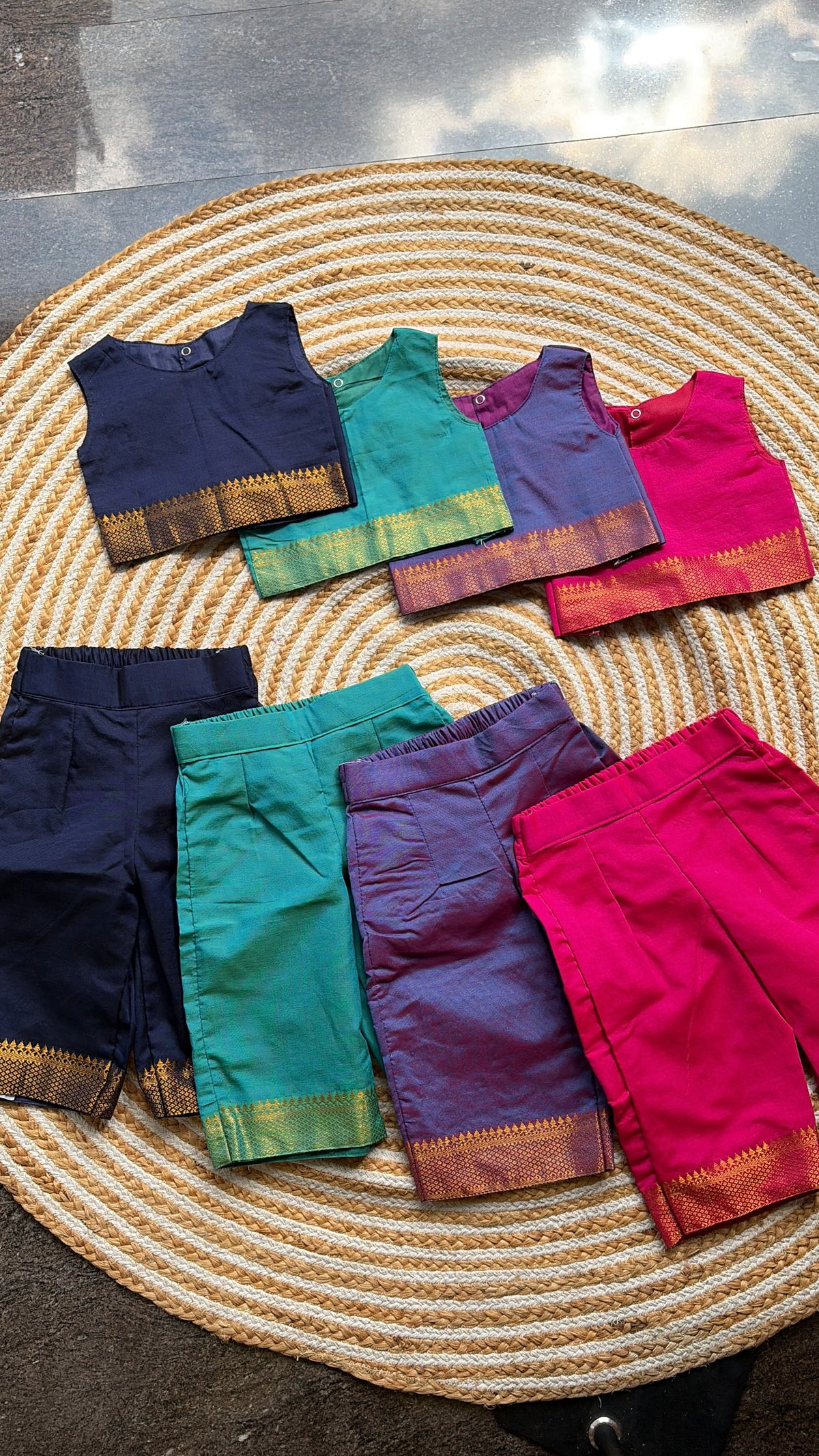 Pant and Top - cotton silk