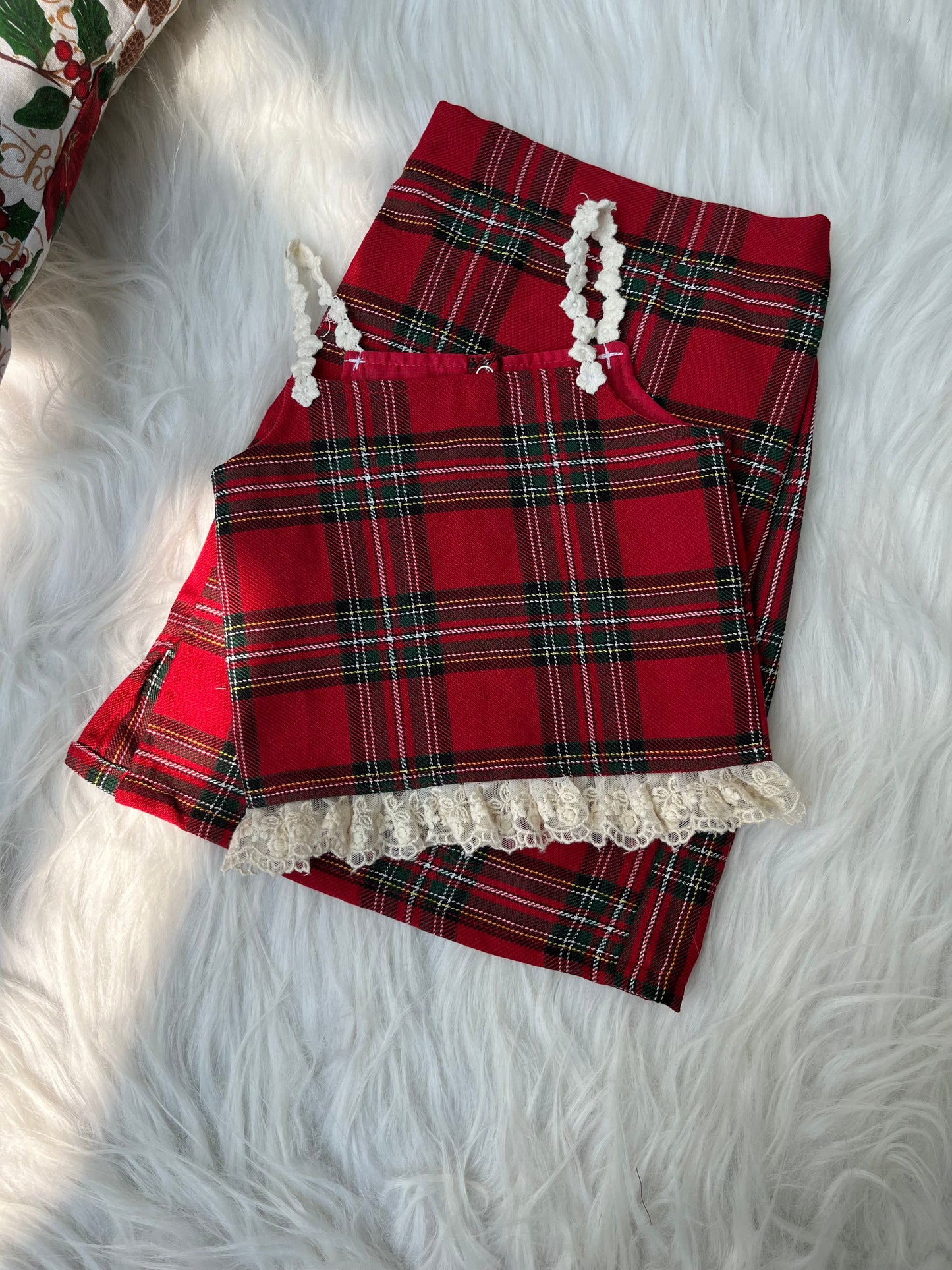 XMAS SKIRT AND TOP