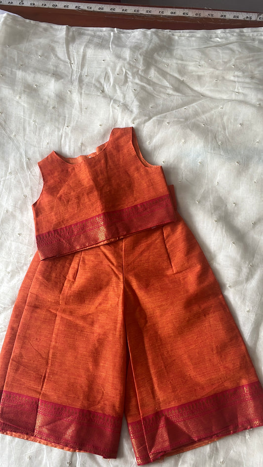 Pant and Top - orange and red