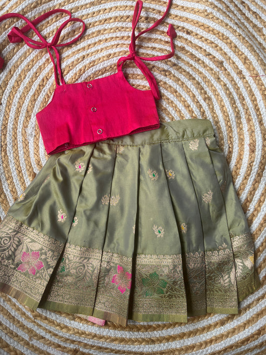 Ethnic skirt and top -