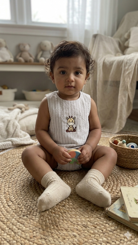 Giraffe ROMPER- unisex
