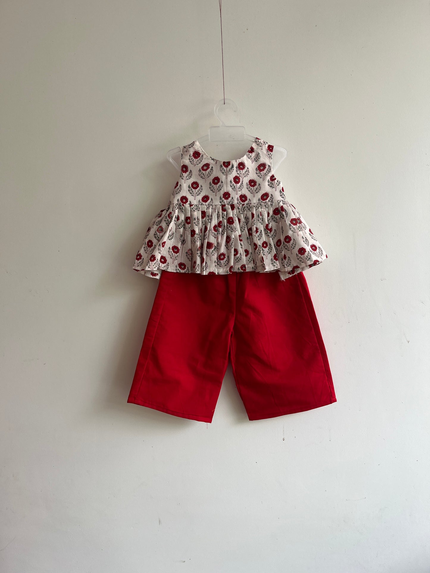 pant and top - block print cotton