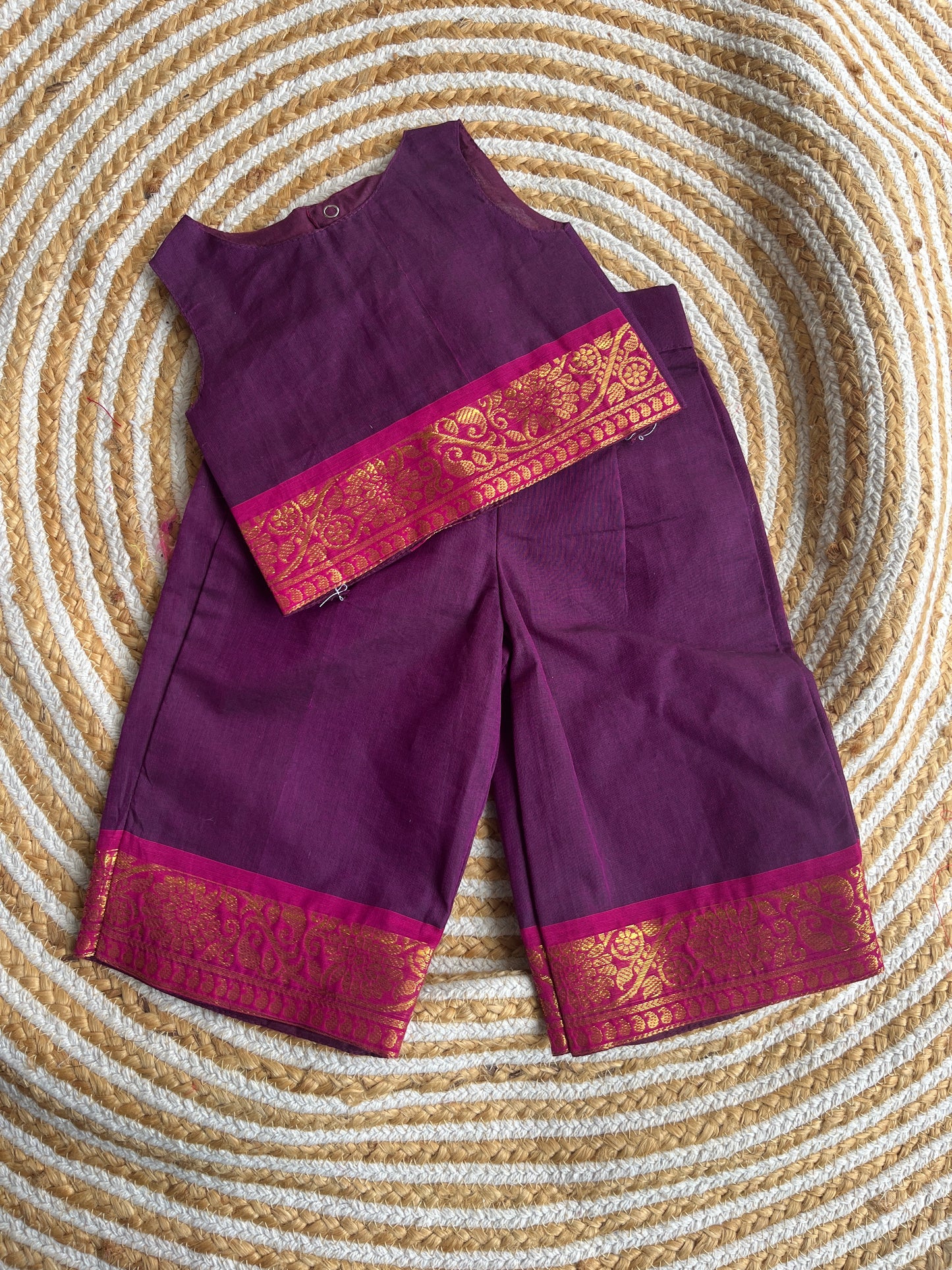 Pant and Top - purple and pink