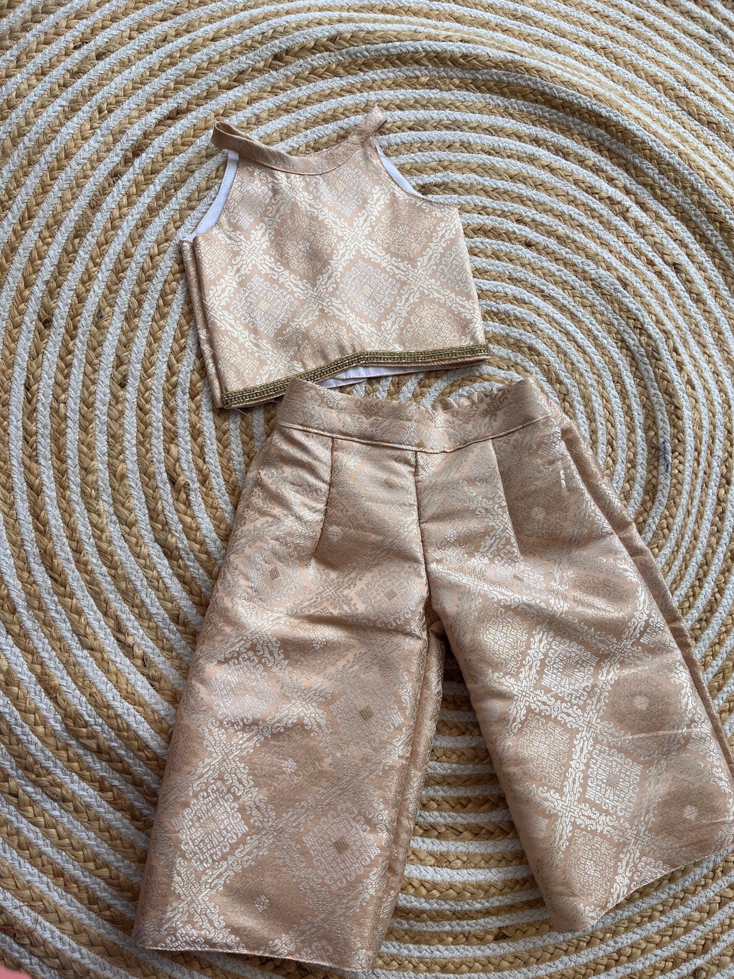 Brocade pant and top set( RH105)