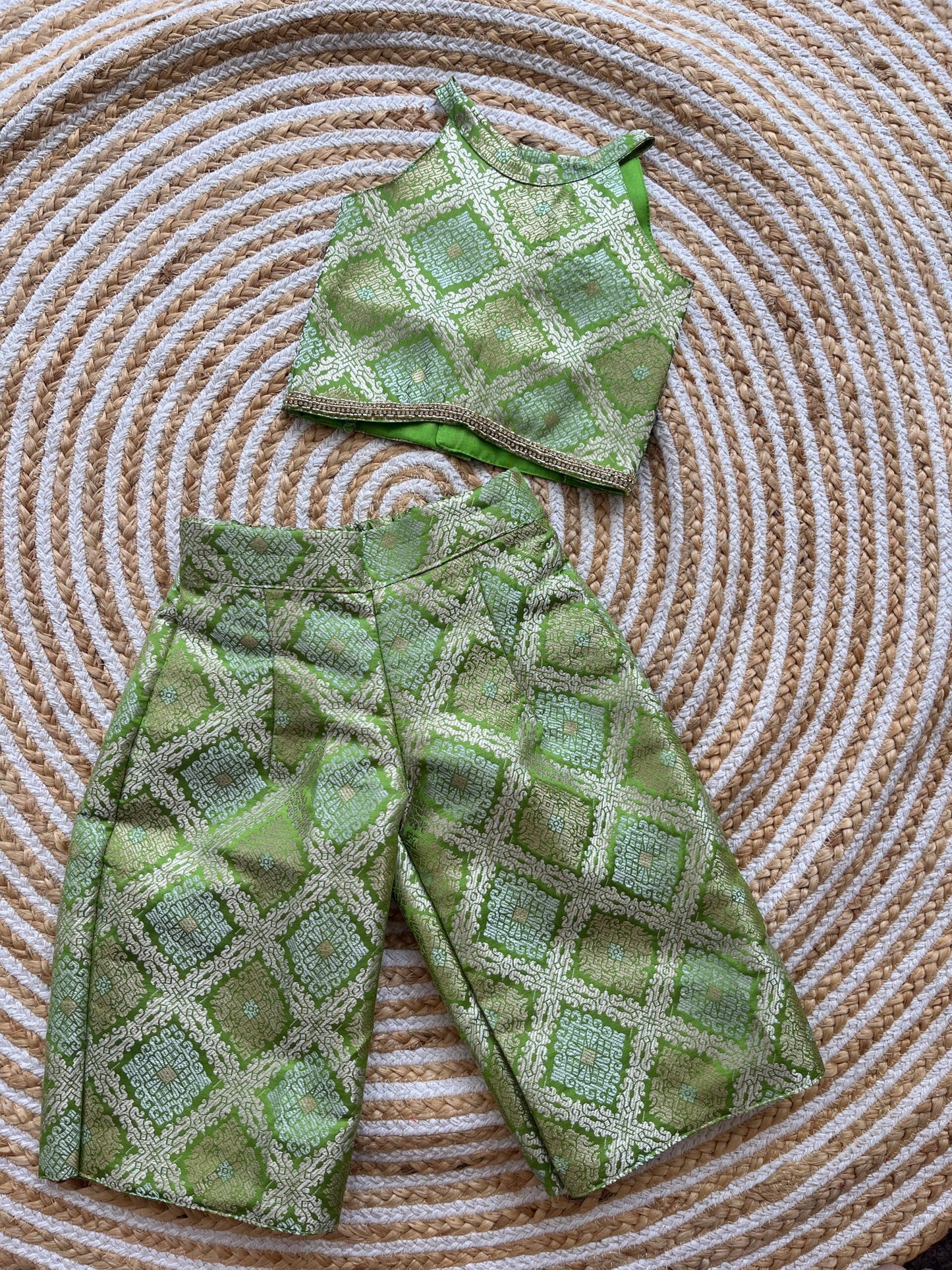 Brocade pant and top set( RH105)