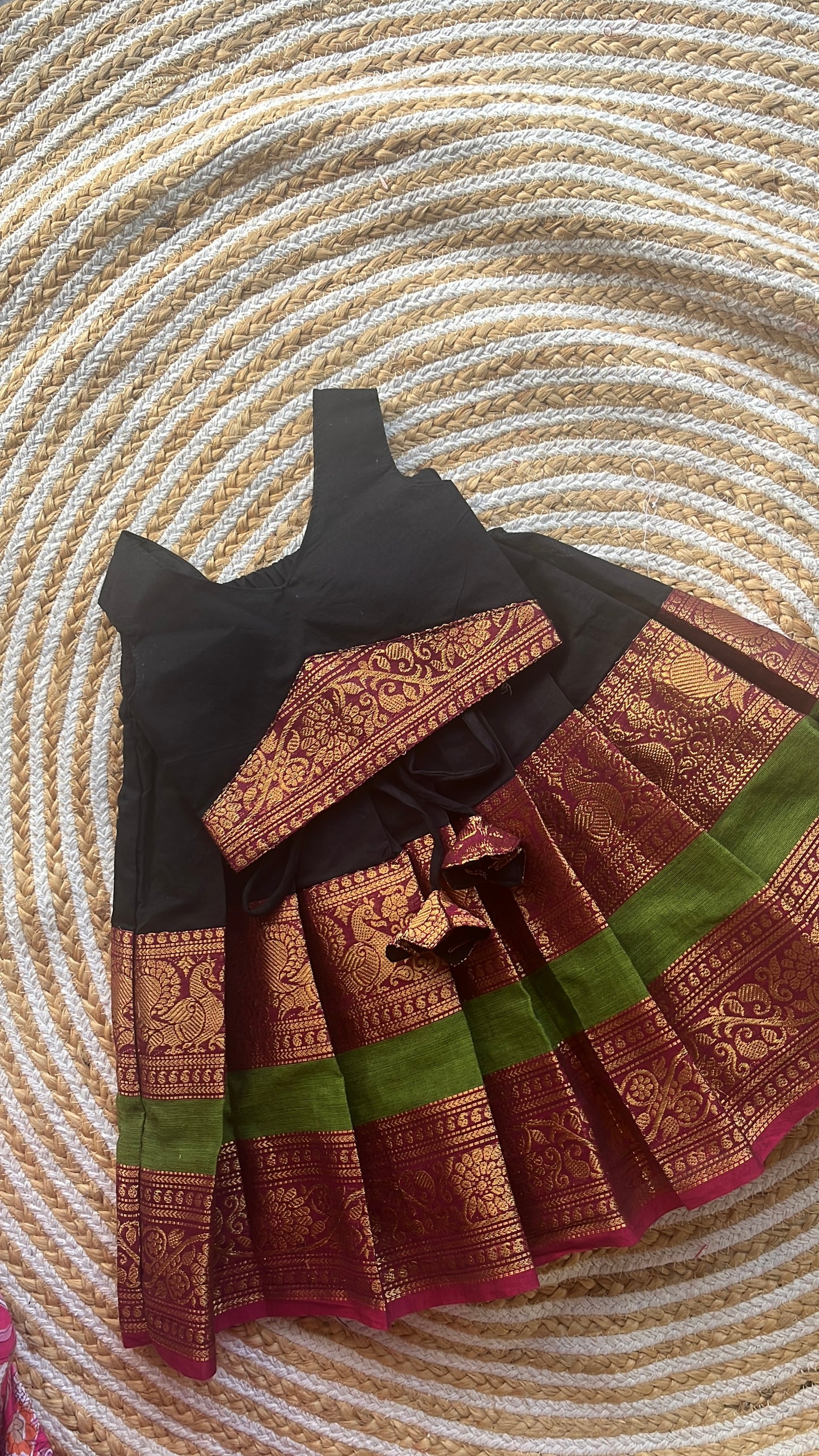 Black skirt and top ( cotton)