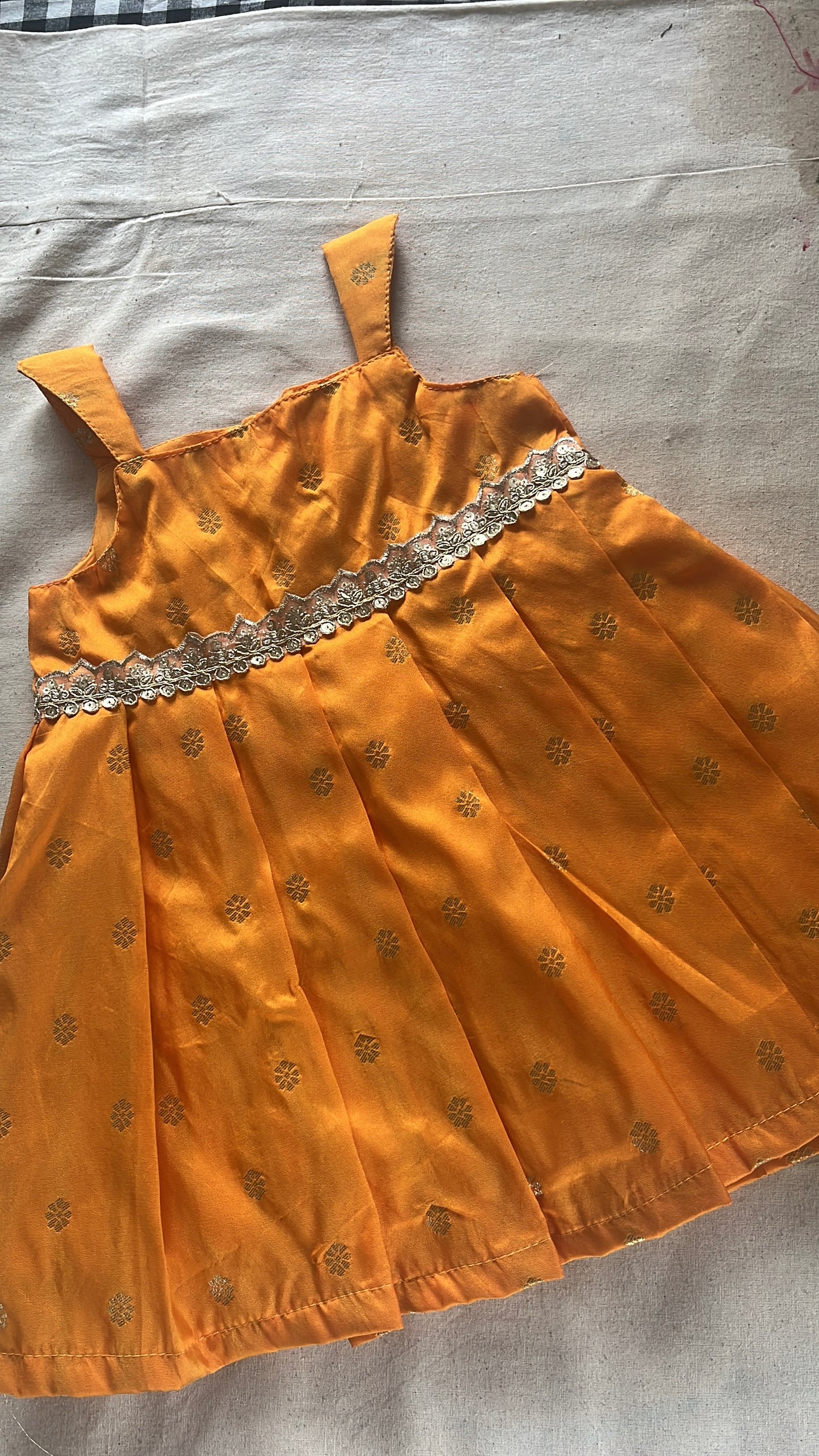 Mustard yellow frock
