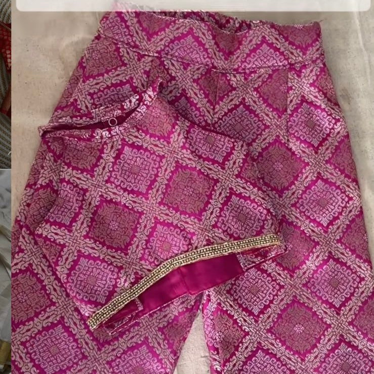 Brocade pant and top set( RH105)