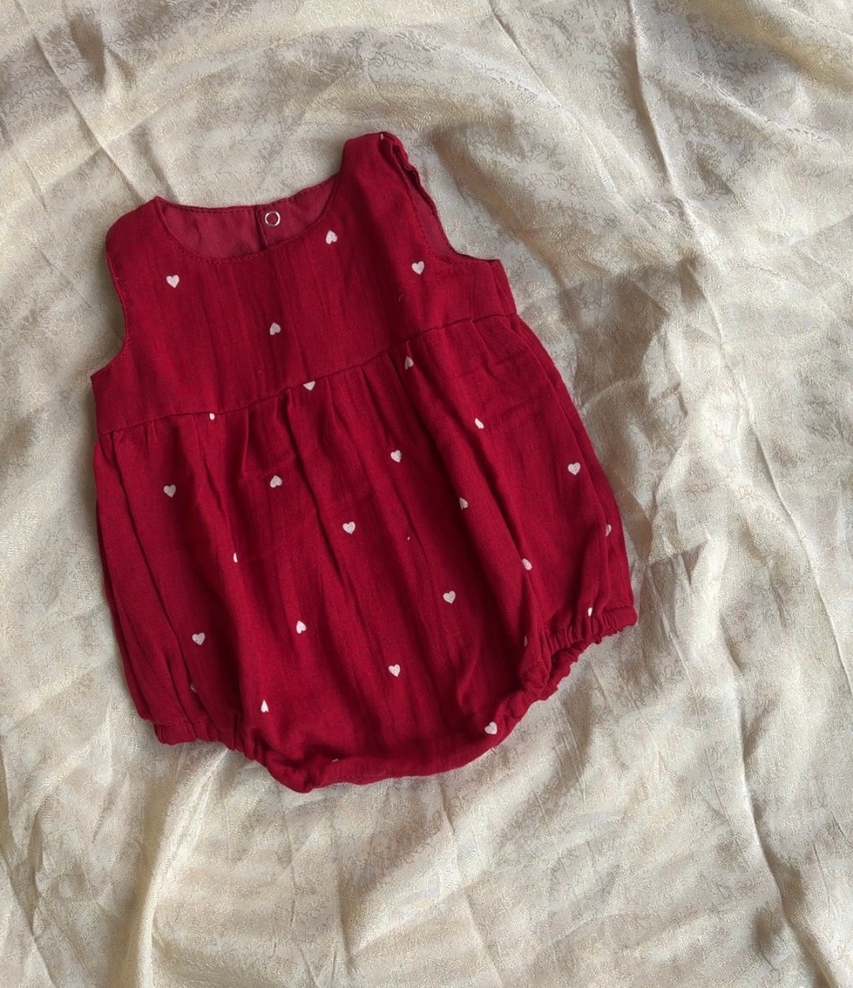 Cloud romper 2.0-red