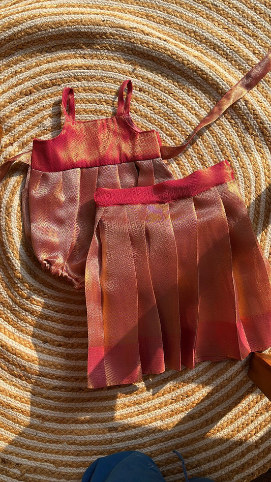 3 in one romper and skirt - tissue