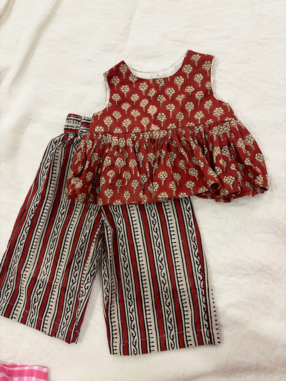 pant and top - block print cotton