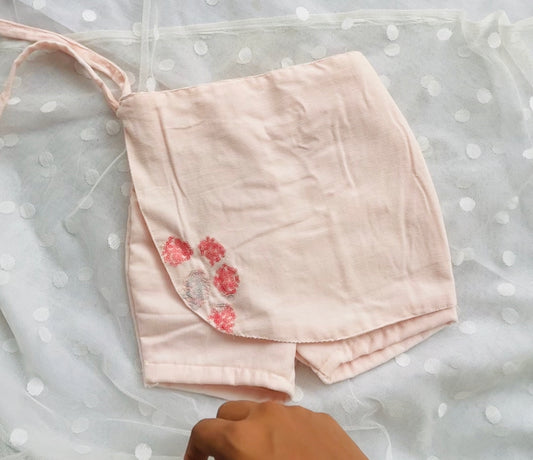 Pink collection corduroy shorts