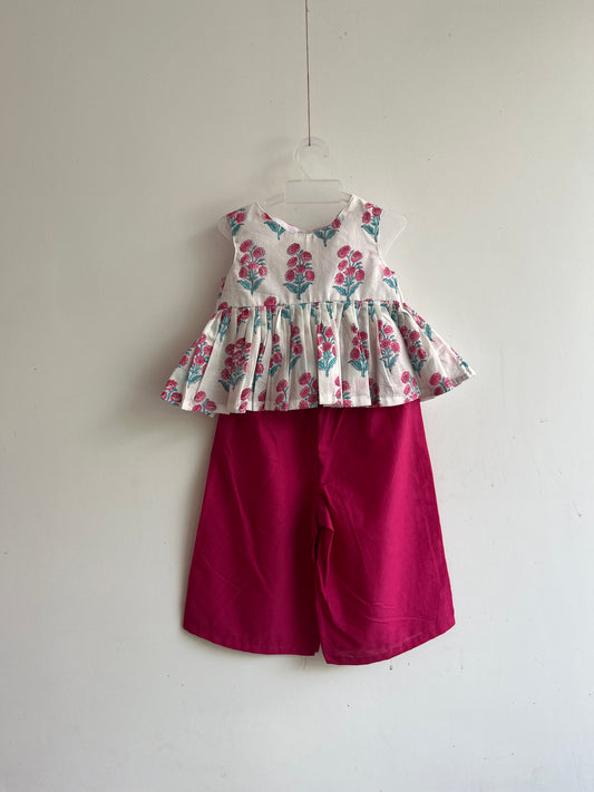 pant and top - block print cotton