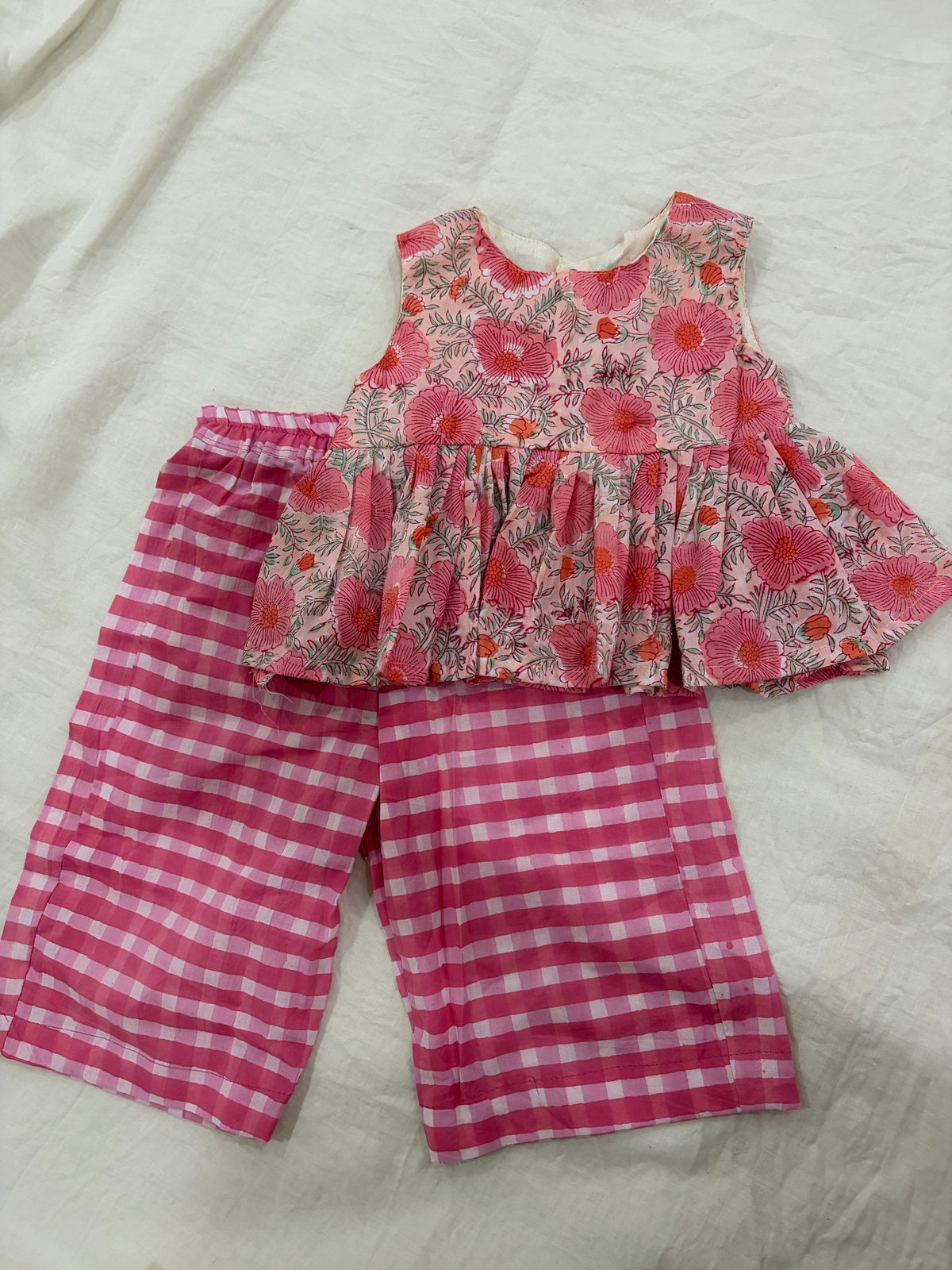 pant and top - block print cotton