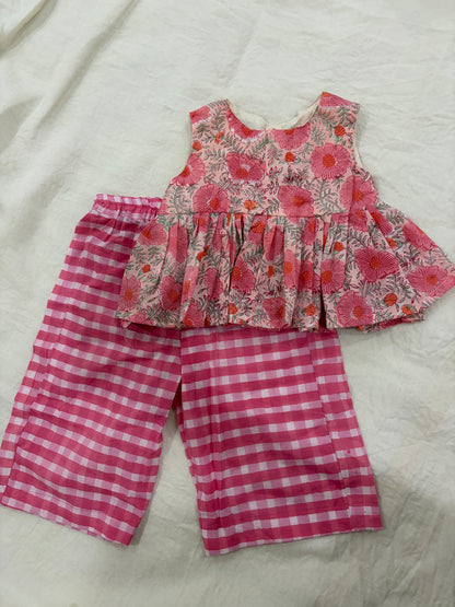 pant and top - block print cotton