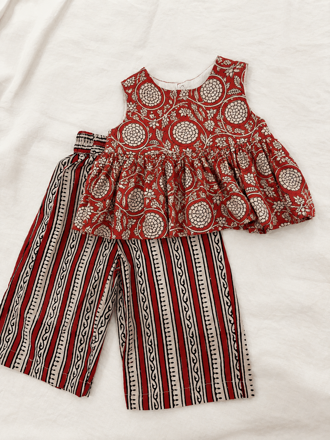 pant and top - block print cotton