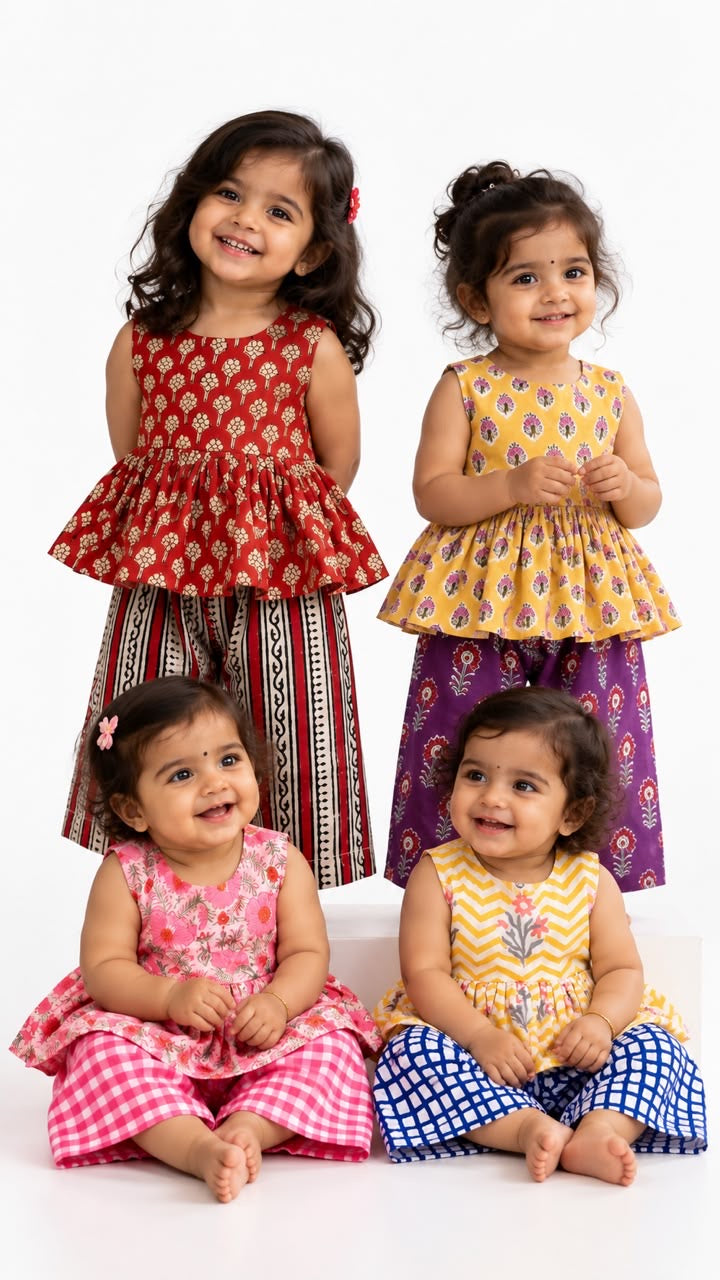 pant and top - block print cotton