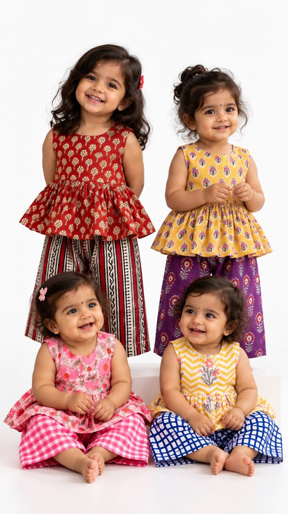 pant and top - block print cotton