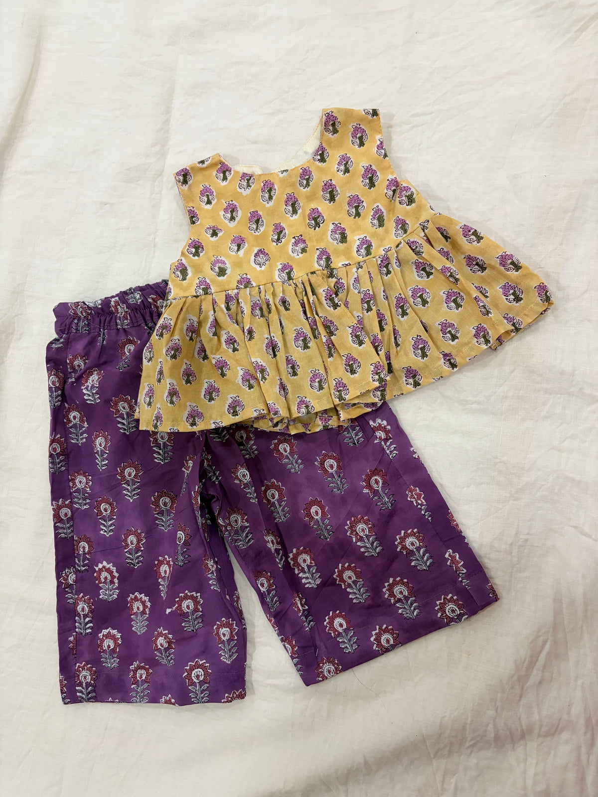 pant and top - block print cotton