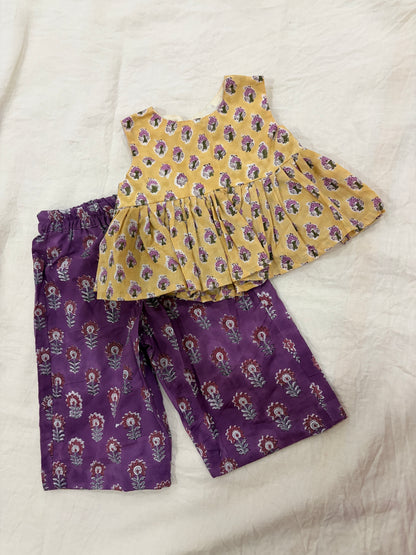 pant and top - block print cotton