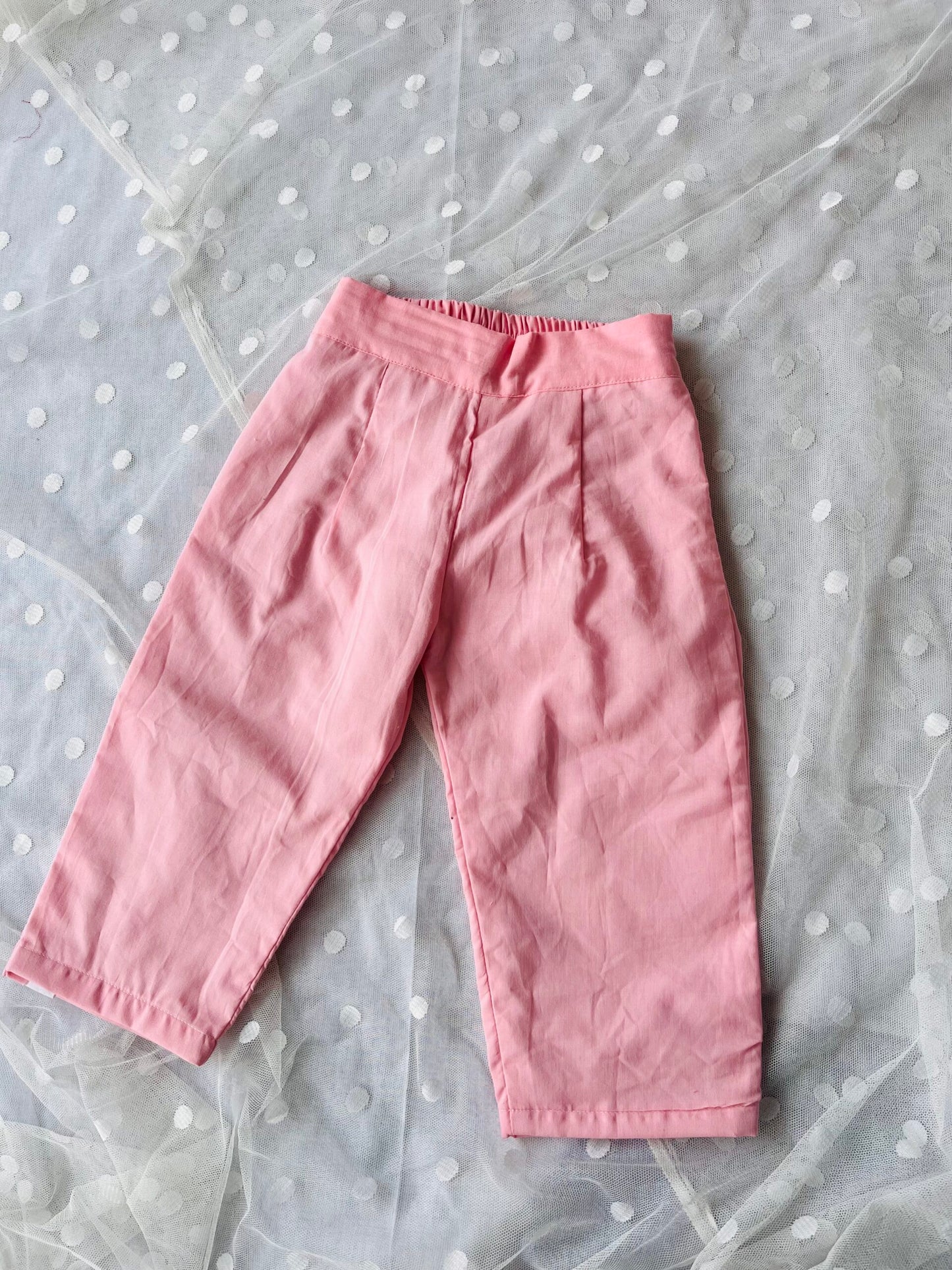 Pink collection : pant and crop top