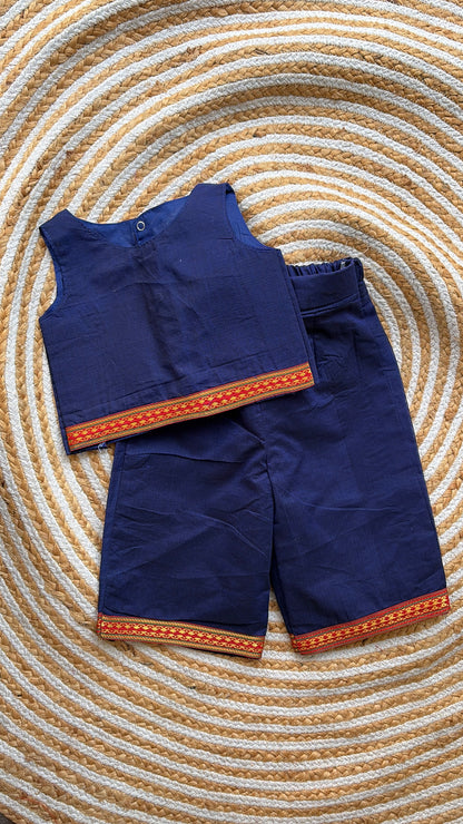 Pant and Top - navy blue