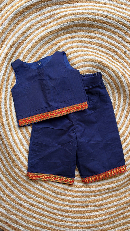 Pant and Top - navy blue