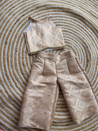 Brocade pant and top set( RH105)