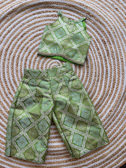 Brocade pant and top set( RH105)