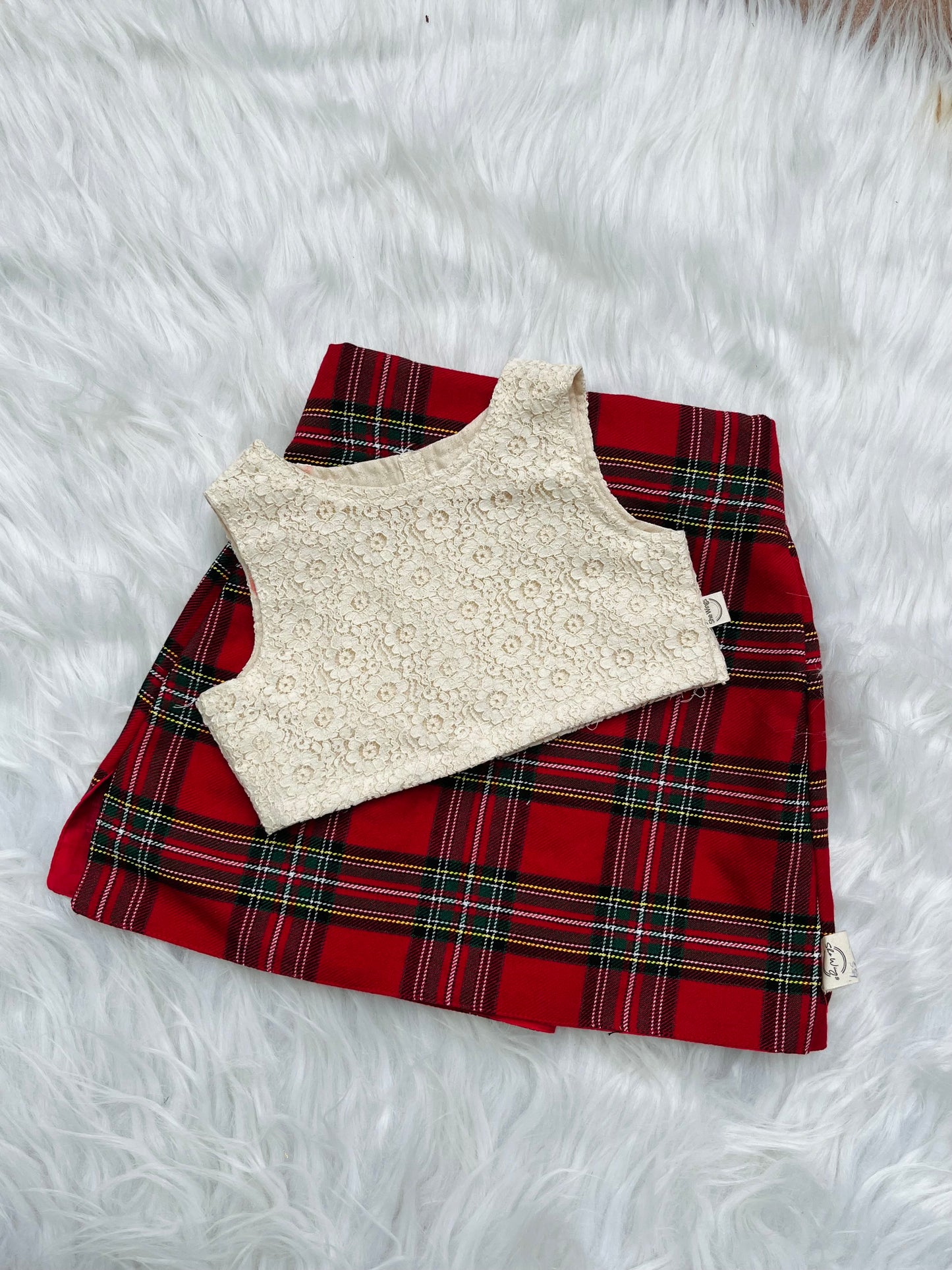 XMAS SKIRT AND TOP