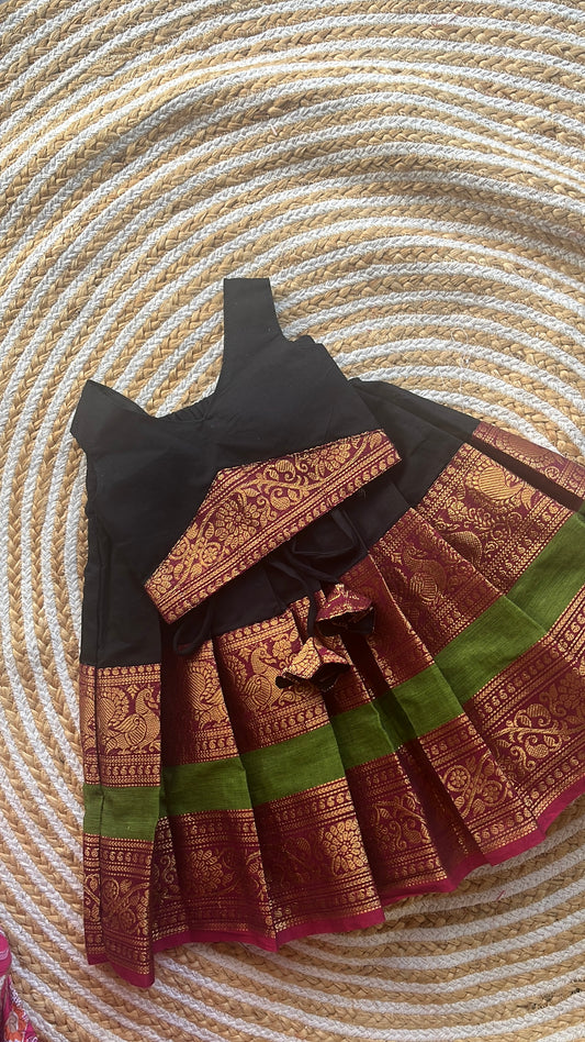 Black skirt and top ( cotton)