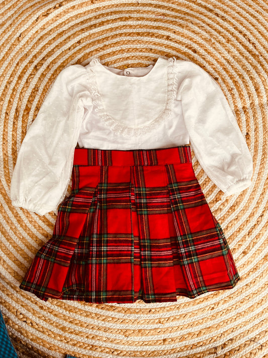 XMAS SKIRT AND TOP