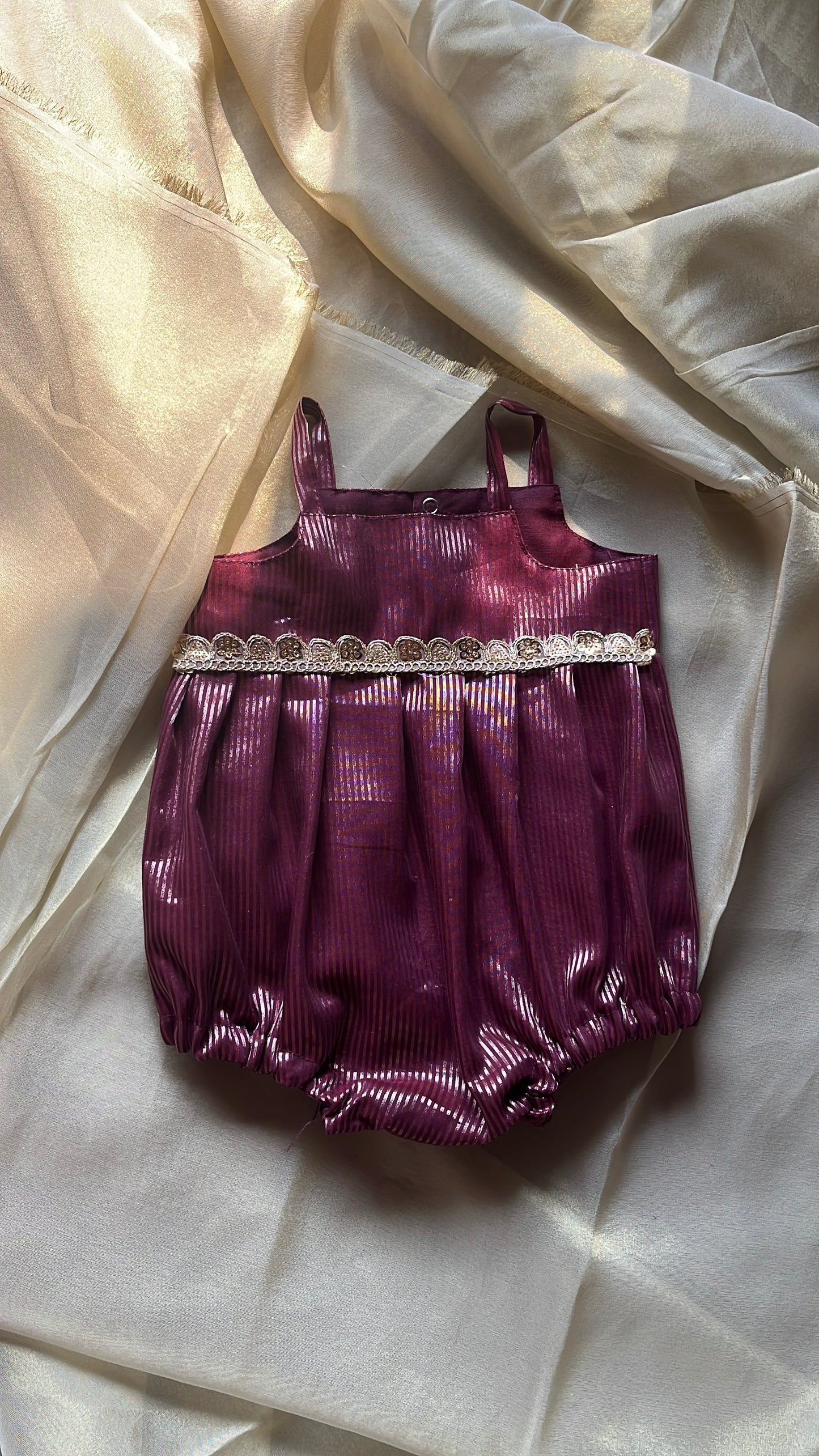 Silk romper