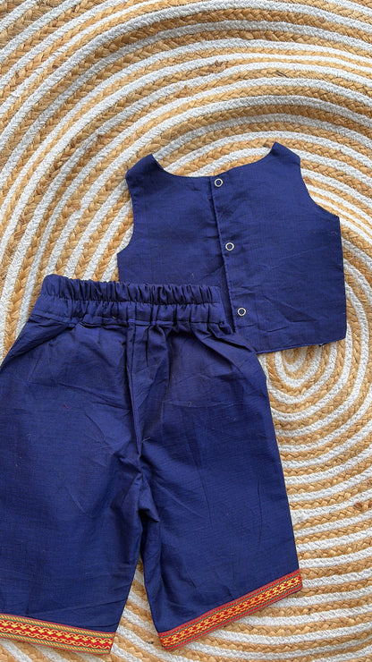 Pant and Top - navy blue