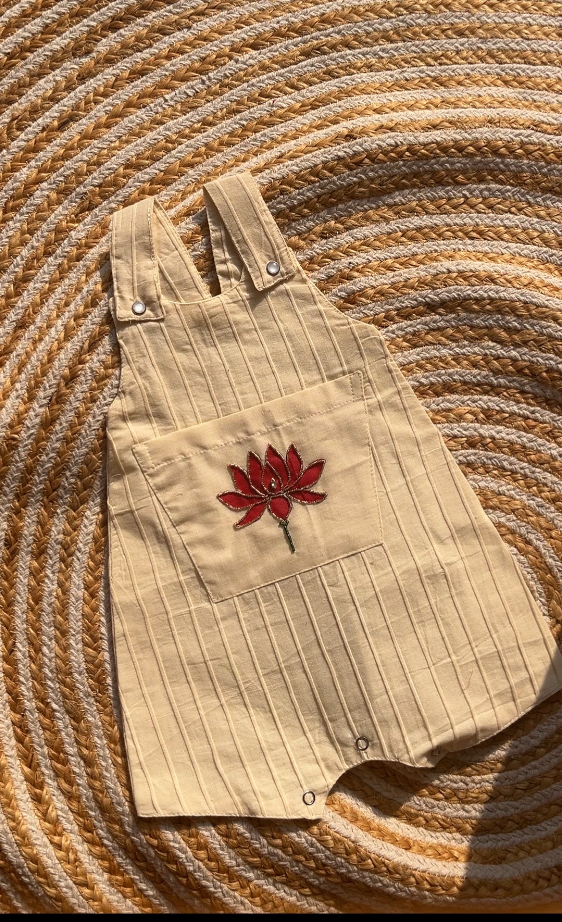 Ethnic Boys romper -lotus