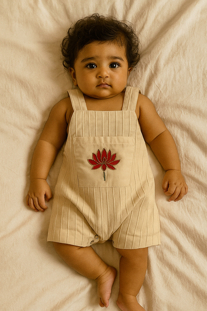 Ethnic Boys romper -lotus