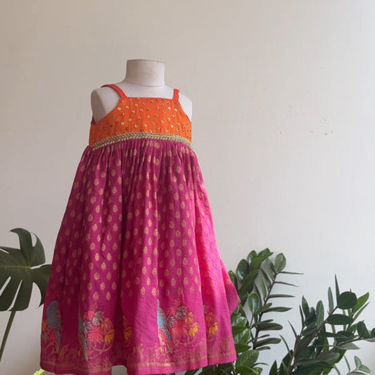 Duet frock B orange