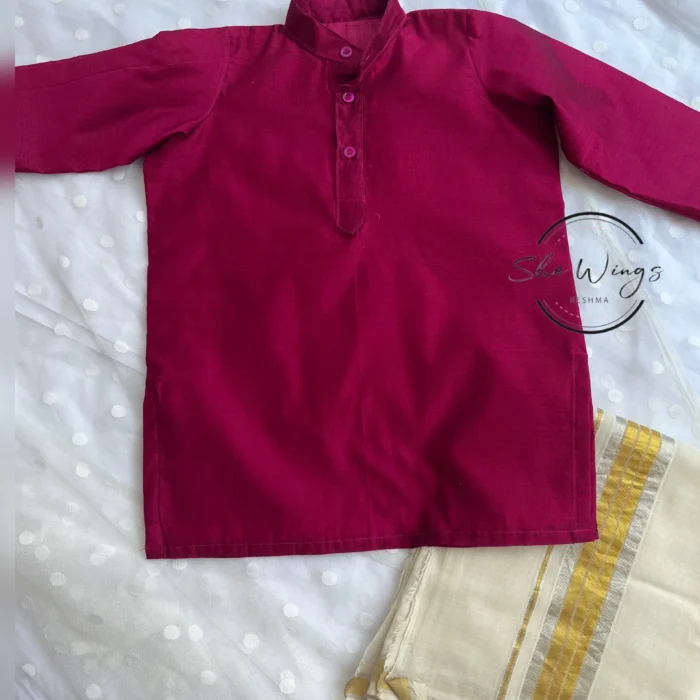 Boys kurtha- purple