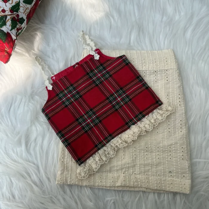 Christmas skirt n top (HWR)