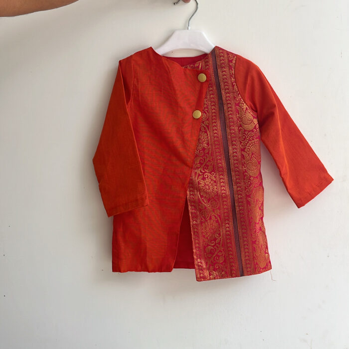 Boys kurtha-orange