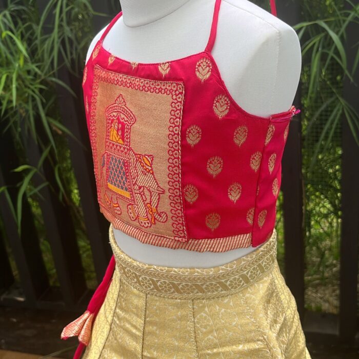 Festival edition: skirt and top ( brocade)