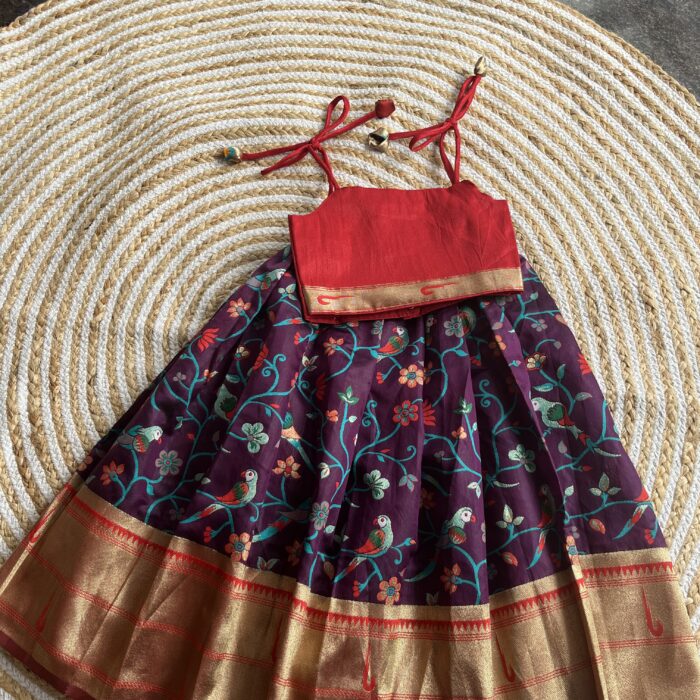 Festival edition: skirt and top ( paithani)