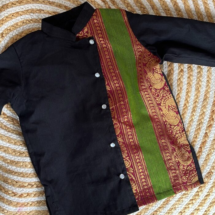 Boys kurtha_ black