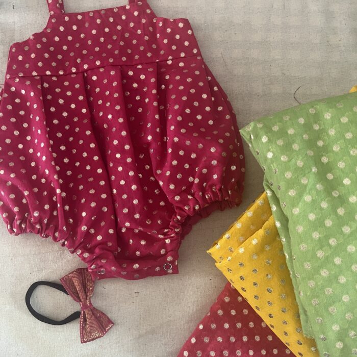 Chandari polka romper